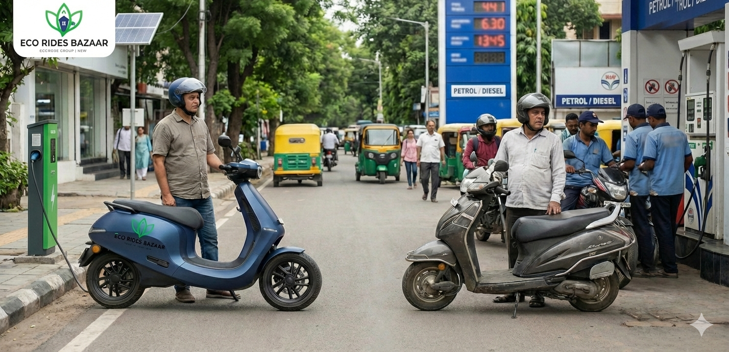 EV vs Petrol Two-Wheeler: 5-Year Cost Comparison in India (Complete Ownership Guide)