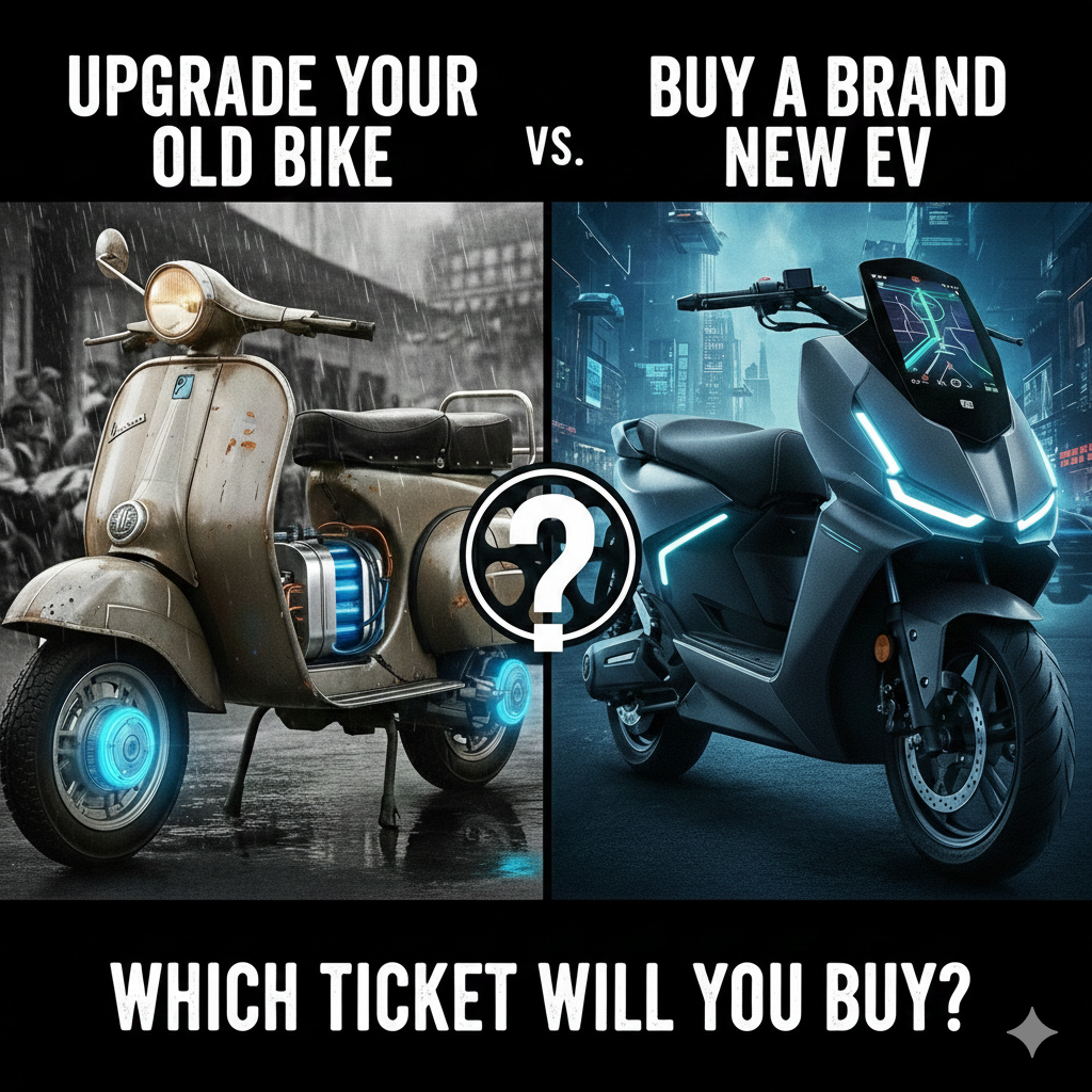 Should You Buy a New EV or Retrofit Your Existing Two-Wheeler?